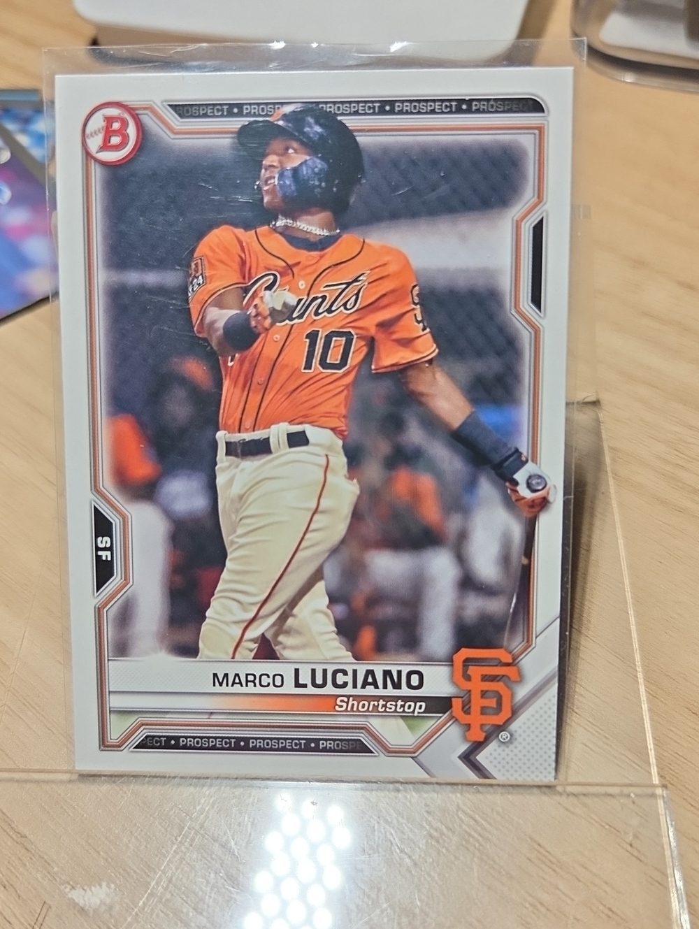 2021 Bowman Prospects Marco Luciano Rookie Card